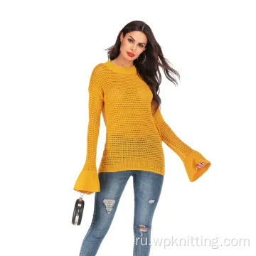 Краткая модная пуловер Красивый свитер